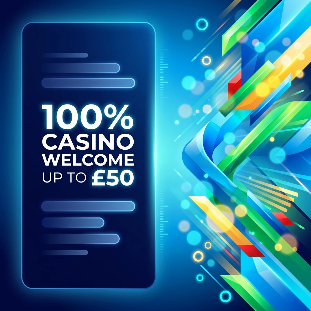 100% Casino Welcome up to £50