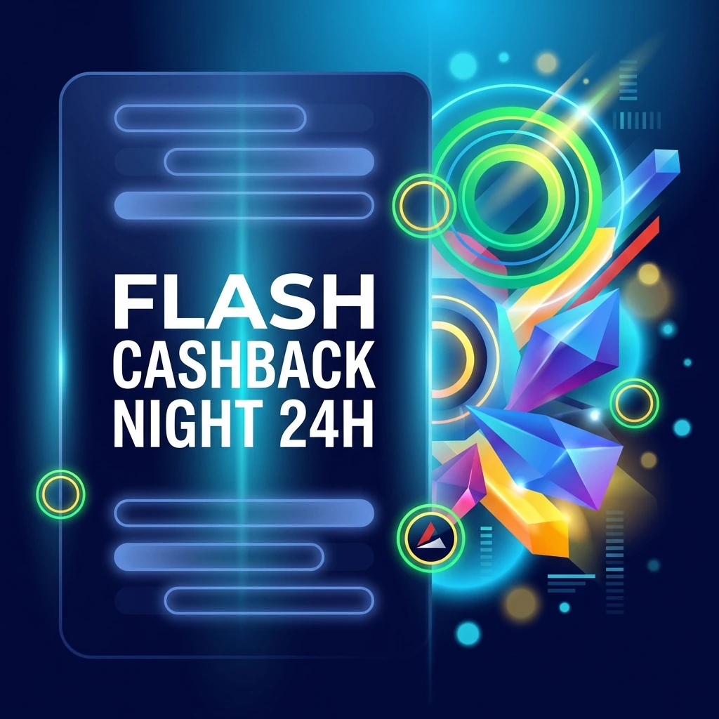 Flash Cashback Night 24h